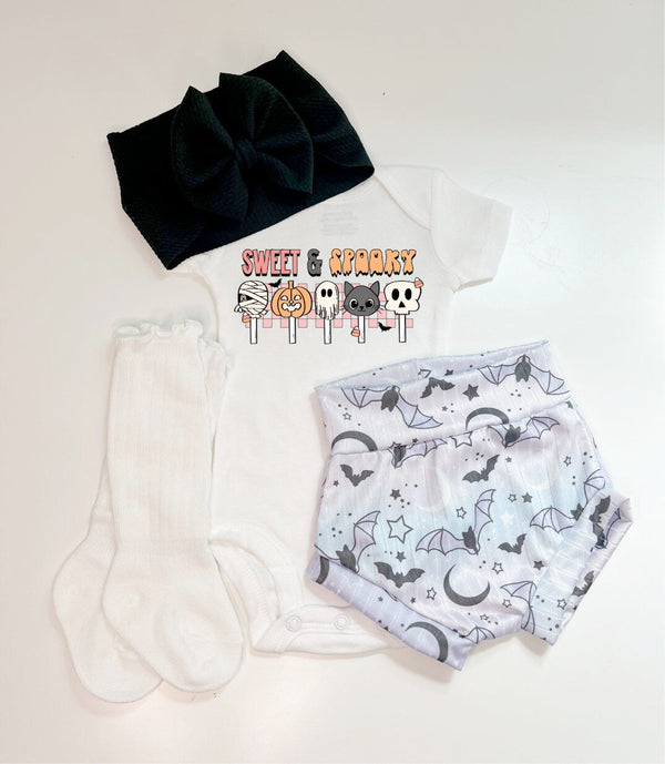 Sweet and Spooky Halloween Bummies Set