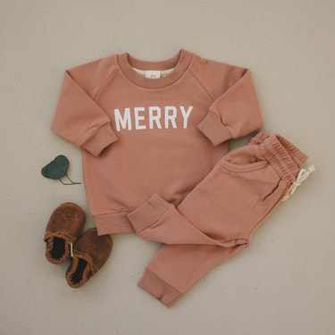 Merry Organic Cotton 2pc Jogger Set