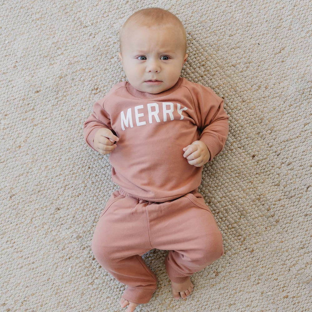 Merry Organic Cotton 2pc Jogger Set