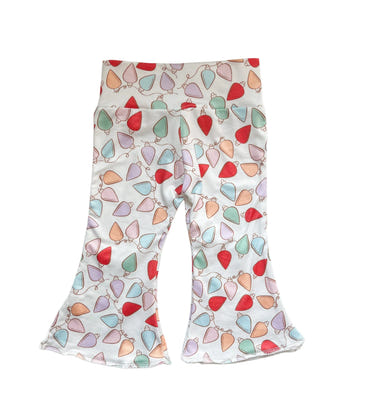 Tiny Toes Baby Co Merry & Bright Bell Bottom Outfit Christmas Lights