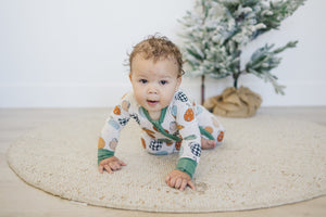 Christmas Ornament Bamboo Zippy Romper *Newborn & 0/3m left