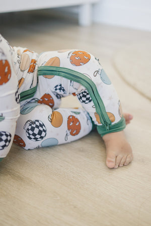 Christmas Ornament Bamboo Zippy Romper *Newborn & 0/3m left