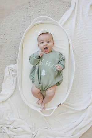Feelin' Festive Christmas Sweatshirt Romper
