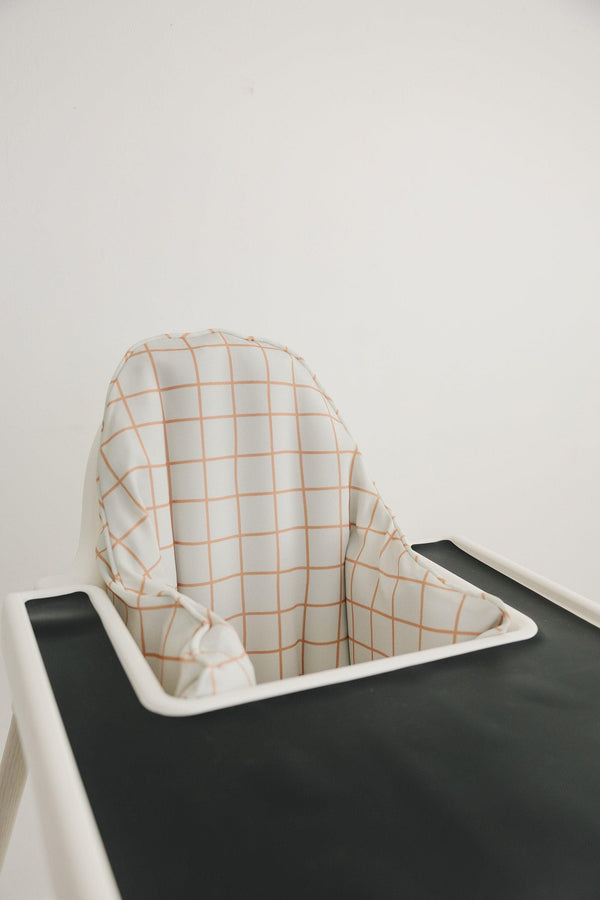 Camel Windowpane Cushion Cover for IKEA Antilop Highchair