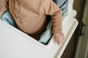 Sage Green Suns IKEA Antilop Highchair Cushion Cover - Wipeable, Highchair Accessories