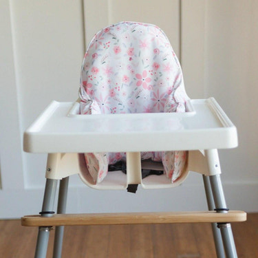 Pink Floral Cushion Cover