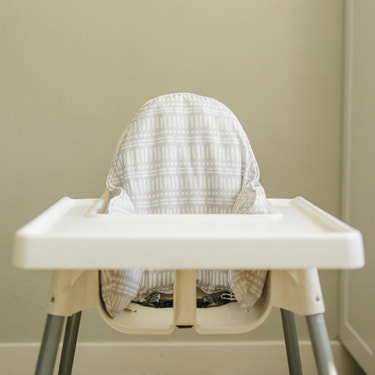 Neutral Patterned Cushion Cover for IKEA Antilop Highchair - Wipeable