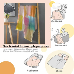 Personalized Baby Duck Blanket: Soft Microfiber, Colorful Duckling Chick Farm, Super Soft Name Gift