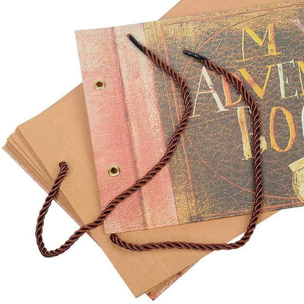 Vintage Inspired Adventure Scrapbook Album: Travel, Wedding, Anniversary, Keepsake Diary, Photo Memory Journal