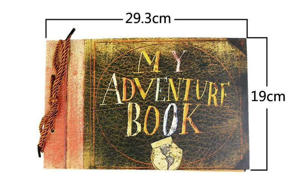 Vintage Inspired Adventure Scrapbook Album: Travel, Wedding, Anniversary, Keepsake Diary, Photo Memory Journal