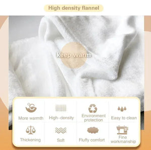 Personalized Teddy Bear Plush Blanket: Floral Crown, Soft Flannel Fleece Throw, Custom Name Gift