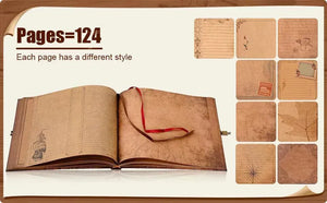 Vintage Wedding Guest Book: Retro Kraft Album with Keepsake Box, Marriage Photo Memory Book