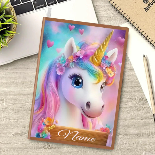 Personalized Unicorn Notebook: Fantasy A5 Journal, Custom Name Gift, Diary Keepsake