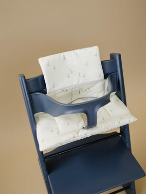 Goose Print Highchair Cushion for Stokke Tripp Trapp - Wipeable Cover