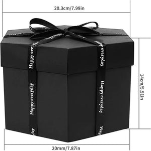 Photo Gift Explosion Surprise Box: Personalized Pop-Up Memory Keepsake, DIY Scrapbooking Album