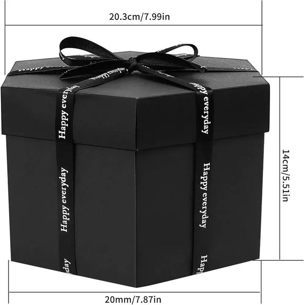 Photo Gift Explosion Surprise Box: Personalized Pop-Up Memory Keepsake, DIY Scrapbooking Album