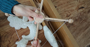 Boucle Baby Mobile: Celestial Moon, Cloud & Star Nursery Decor by Natural Baby Gift
