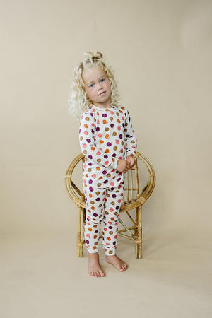 Apple of My Eye 2pc Bamboo Pajamas - Fall Girls PJs