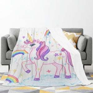 Personalized Picture Photo Blanket: Enchanted Kids Fantasy Fleece Throw