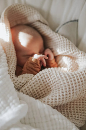 Waffle Blankets - Newborn, Baby, Toddler - 100% Cotton - MOOGCO Baby