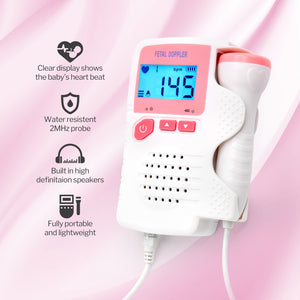 SpringBud FD-200B Fetal Doppler Hearbeat Monitor FDA Cleared - MOOGCO Baby