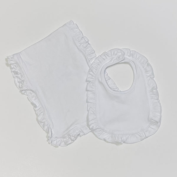 Ruffle Burp Cloth