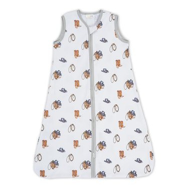 Life Is Better In Boots Baby Sleep Sack, 100% Organic Cotton