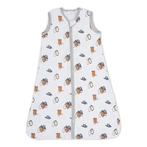 Life Is Better In Boots Baby Sleep Sack, 100% Organic Cotton