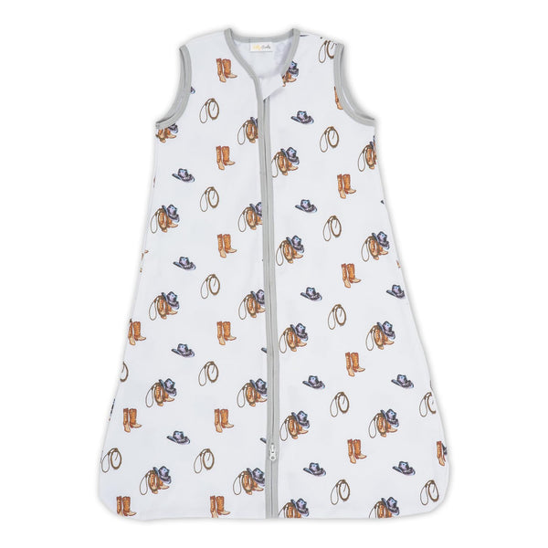 Life Is Better In Boots Baby Sleep Sack, 100% Organic Cotton