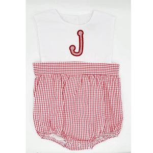 White Top Bubble - Red Windowpane