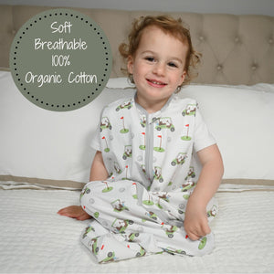 Golf A Round Baby Sleep Sack, 100% Organic Cotton