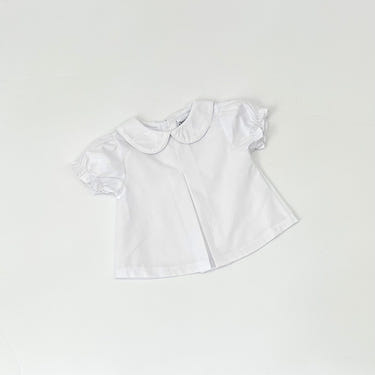 Pleated Peter Pan Diaper Shirt - Girl