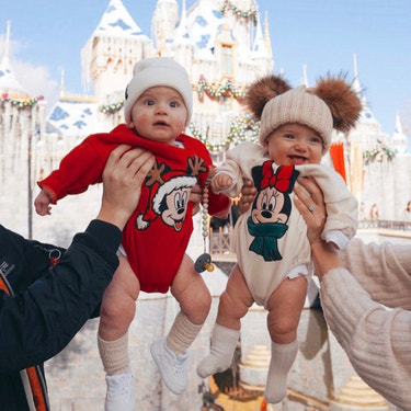 Christmas Mickey Romper *READY TO SHIP*