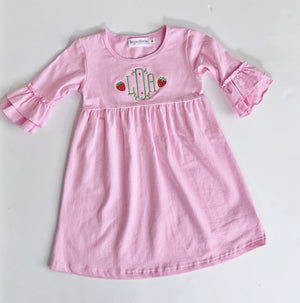 Double Ruffle Sleeve Dress