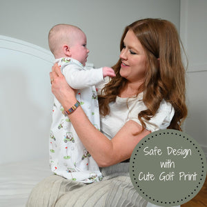 Golf A Round Baby Sleep Sack, 100% Organic Cotton