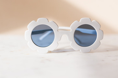 Toddler & Kid Daisy Sunglasses - White