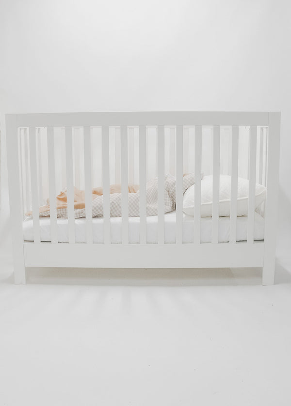 Chestnut Gingham Quilted Blanket