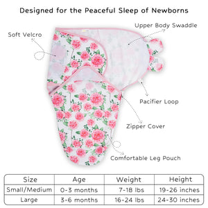 Live Life In Full Bloom Organic Baby Sleep Swaddle