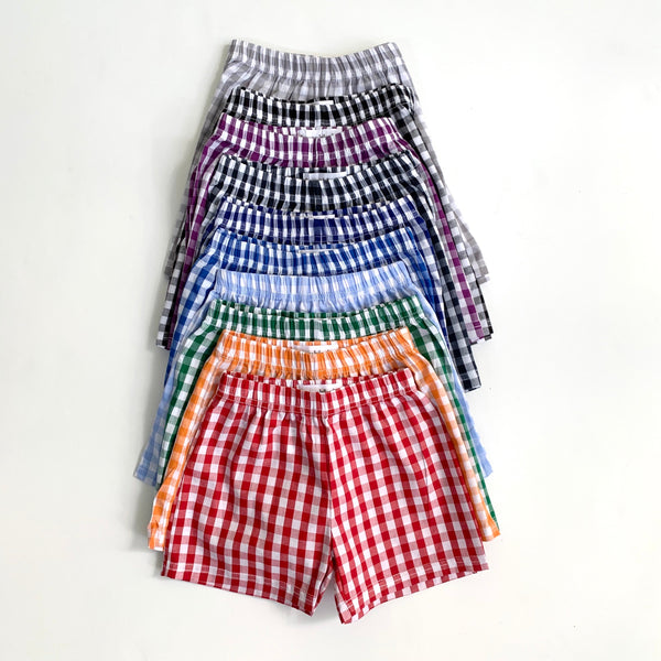 Gingham Shorts