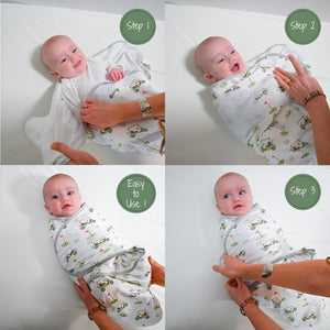 Live Life In Full Bloom Organic Baby Sleep Swaddle