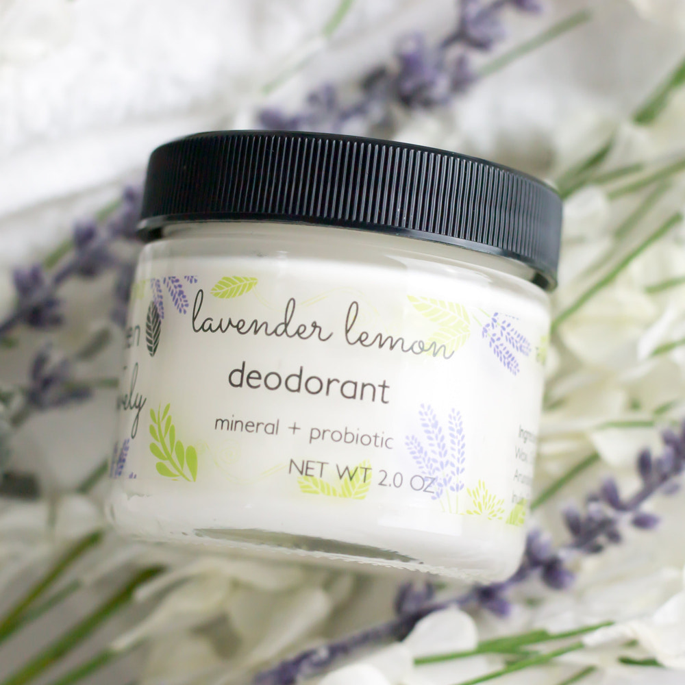 DEODORANT Lavender Lemon - Mineral + Probiotic - Vegan - MOOGCO Baby