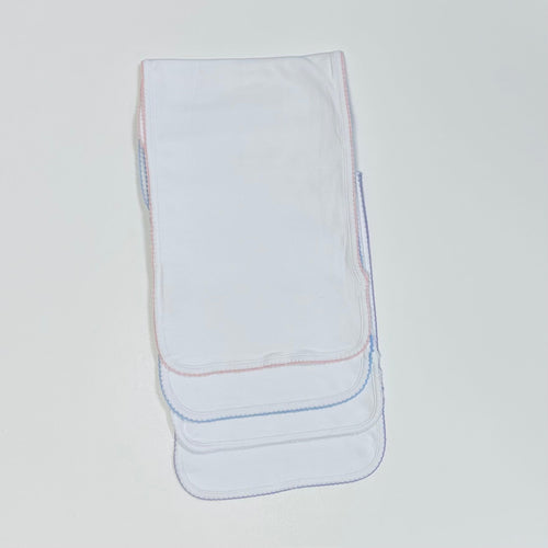 Picot Trim Burp Cloth