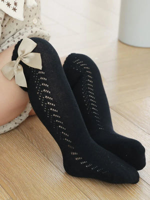 Beautiful Bow Decorated Socks