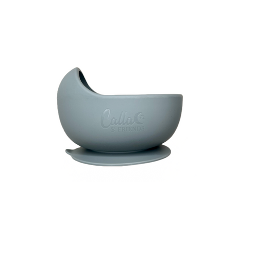 Easy Scoop Suction Bowl for babies, angled view showcasing its secure design and vibrant colors. Perfect for mealtime!