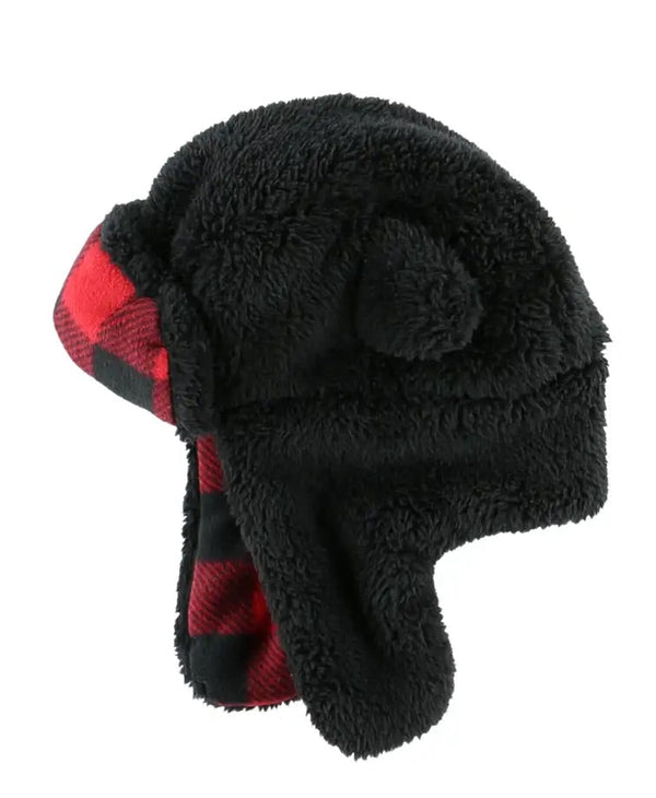 Cute Bear Critter Cap for babies, cozy beanie with adorable bear ears, perfect for keeping little ones warm.