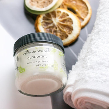 DEODORANT Citrus Mint - Mineral + Probiotic - Vegan - MOOGCO Baby