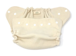 Natural Wool Snap Wrap Diaper Cover