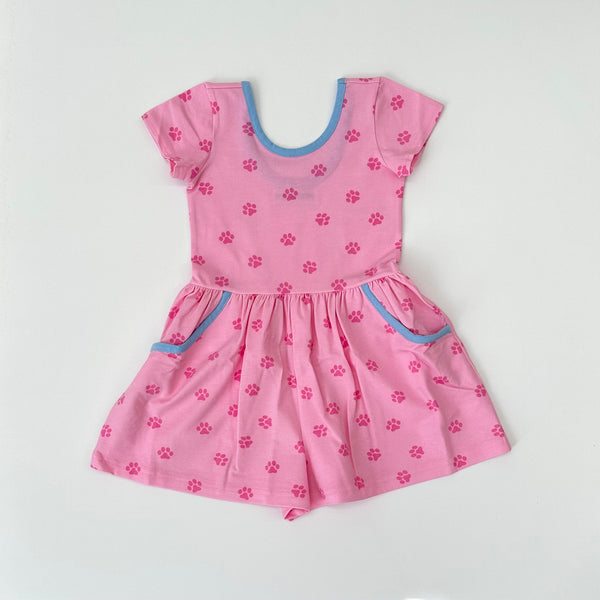 Paw Print Nora Romper