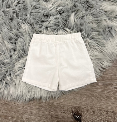Basic White Shorts