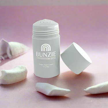 BUNZIE Diaper Rash Cream and Applicator for effective soothing and protection of baby's delicate skin.